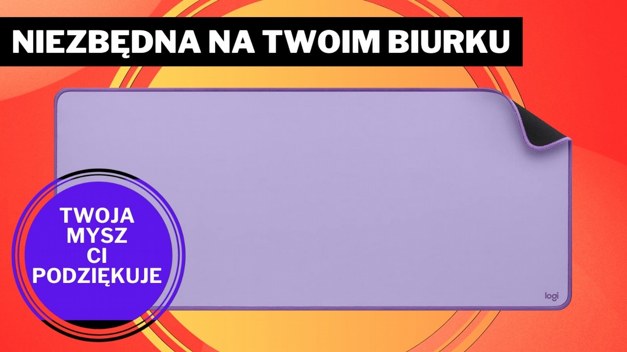 „Mysz ślizga się jak ryba w wodzie”. Ta podkładka Logitecha zapewnia komfort i elegancję!.