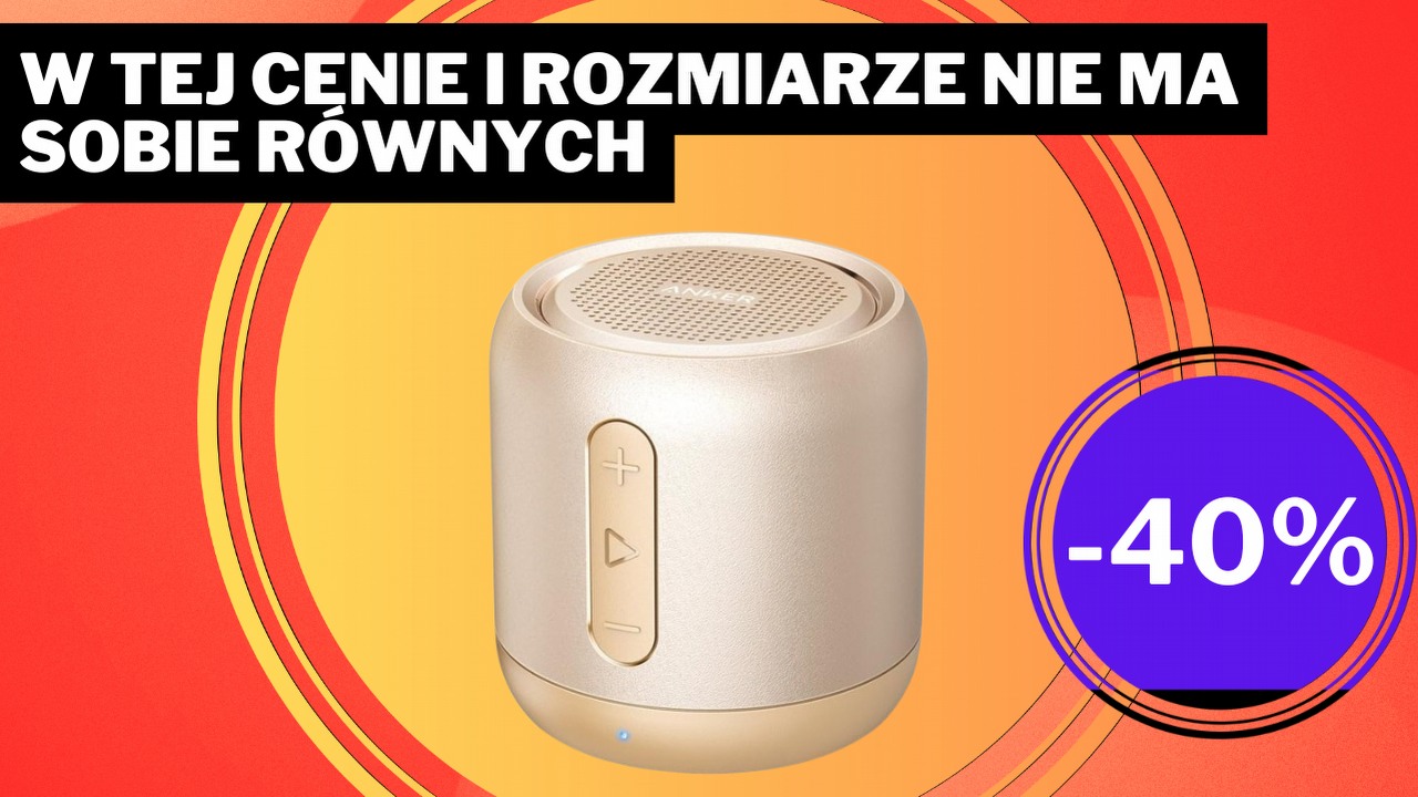 „Panie, ależ to pięknie gra!” Kieszonkowy głośnik Ankera naprawdę robi wrażenie, źródło grafiki: Anker.