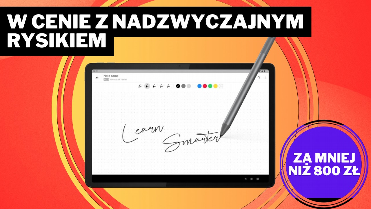 Używam go do wszystkiego od 4 miesięcy! Ten tablet zmienił sposób, w jaki pracuję i się uczę, źródło grafiki: Lenovo.