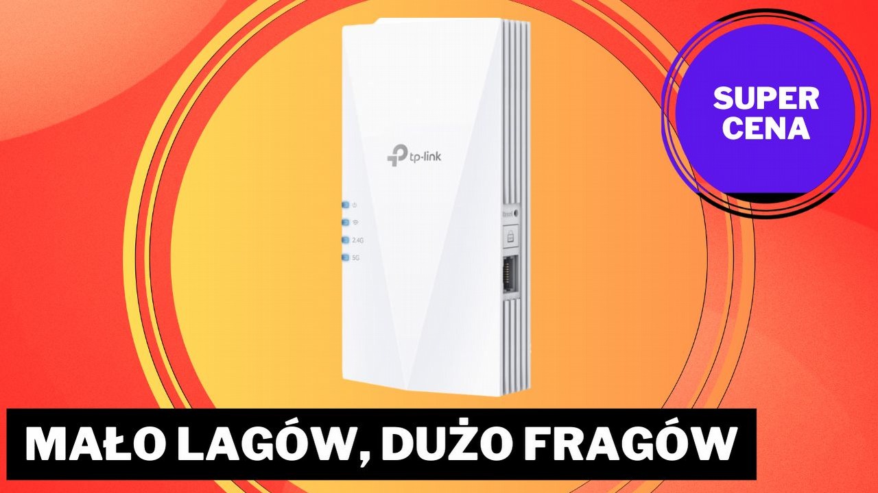 Koniec z martwymi strefami Wi-Fi! TP-Link RE700X to wzmacniacz, który dociera tam, gdzie router nie może.