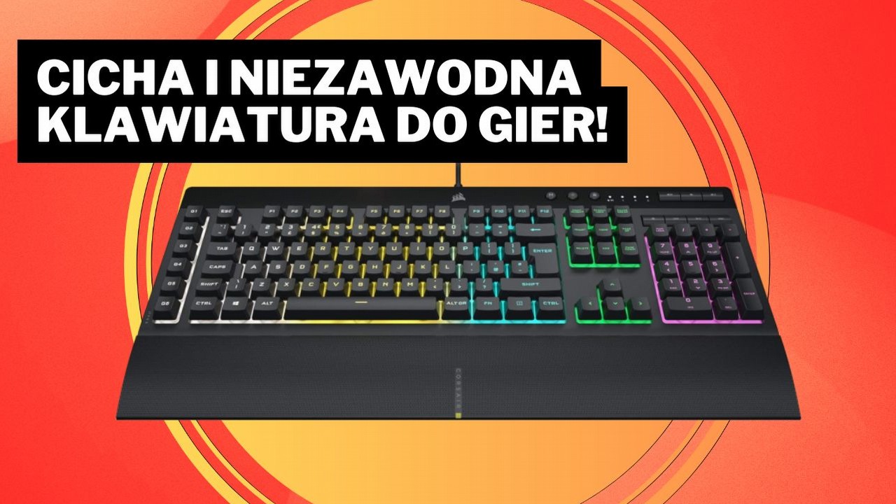 „Ta klawiatura to najlepszy zakup, jakiego dokonałem”. Z tym sprzętem łatwiej o sukcesy w grach, a to nie koniec jego zalet, źródło grafiki: Corsair.