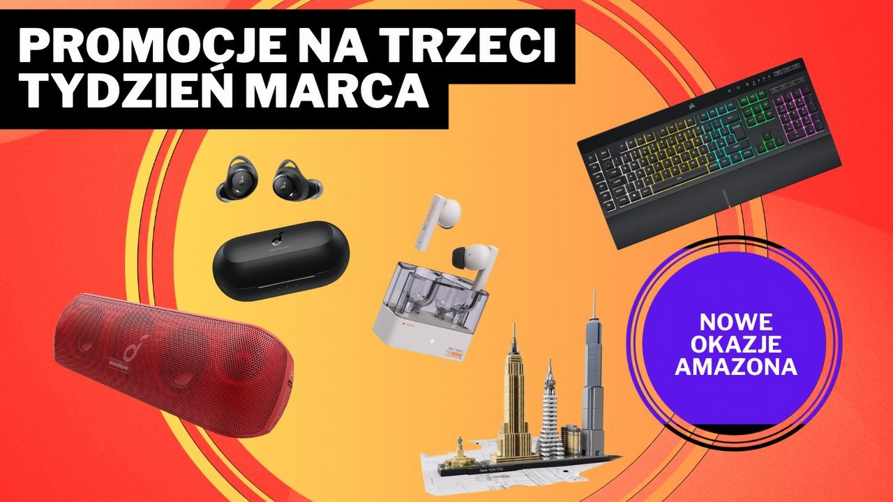 Najlepsze promocje na Amazonie - postaw bestsellerowe LEGO na półce i uzbrój się w solidną klawiaturę gamingową.