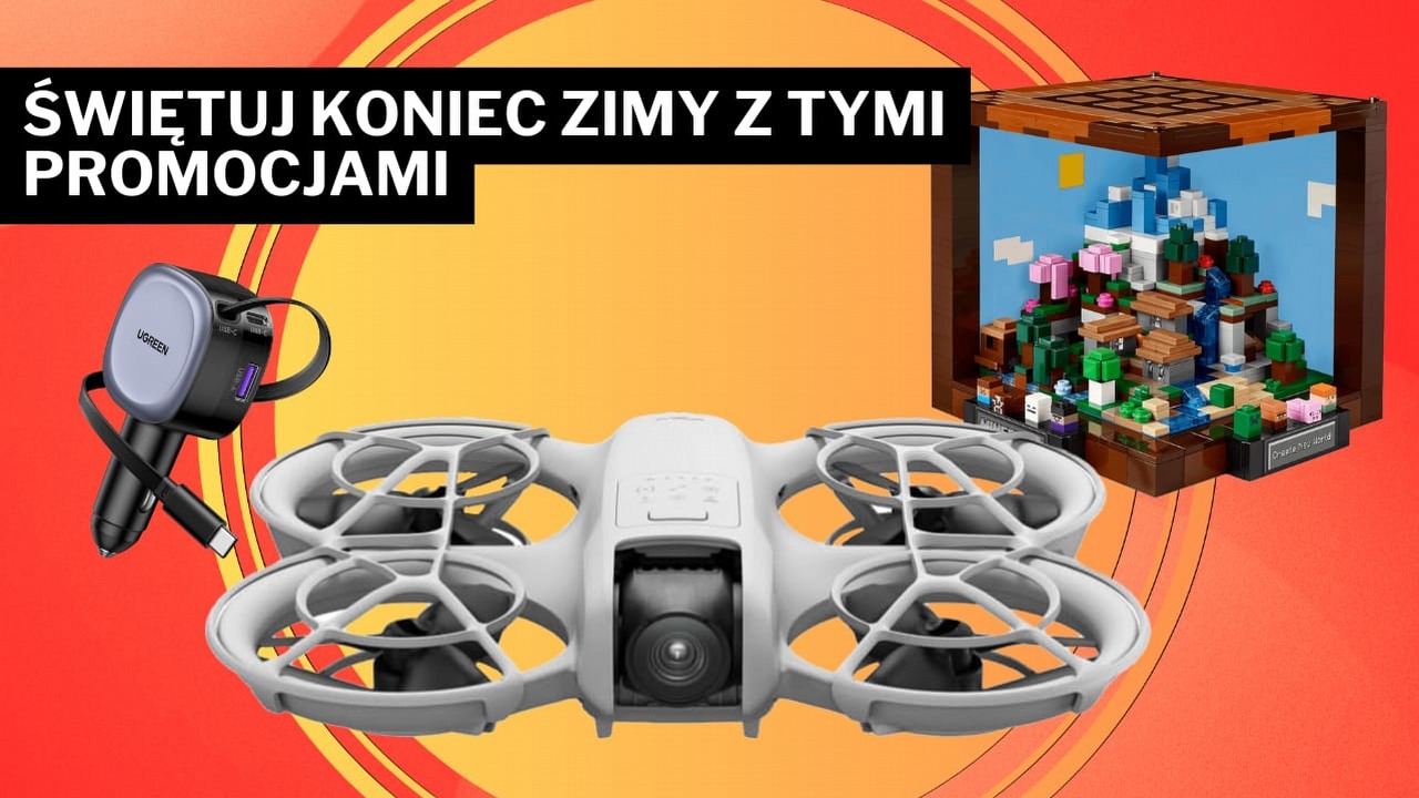 Najlepsze oferty na Amazonie - świętuj rocznicę Minecrafta z niesamowitym zestawem LEGO i zrób zdjęcia lotnicze dronem, źródło grafiki: Amazon.