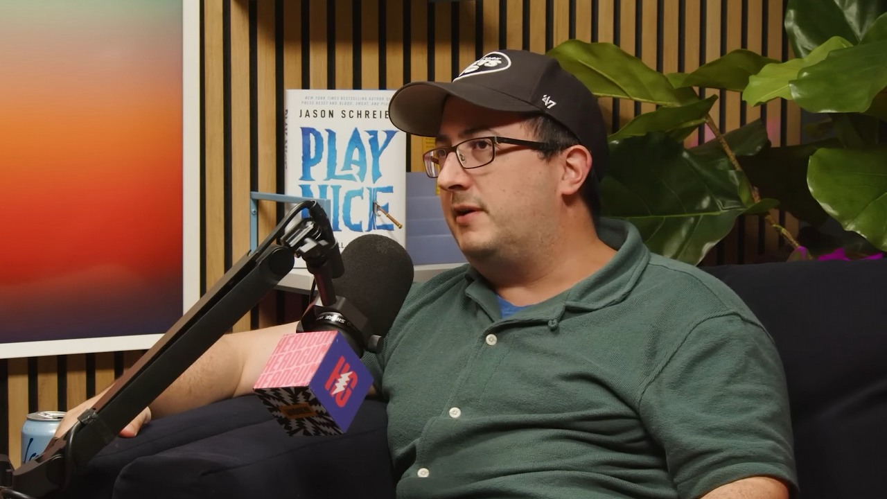 Najnowsza książka Jasona Schreiera już niebawem wyjdzie po polsku. Play Nice to trudna historia Blizzarda, legendarnego studia znanego z Diablo i Warcrafta, źródło grafiki: Adam Conover / YouTube..