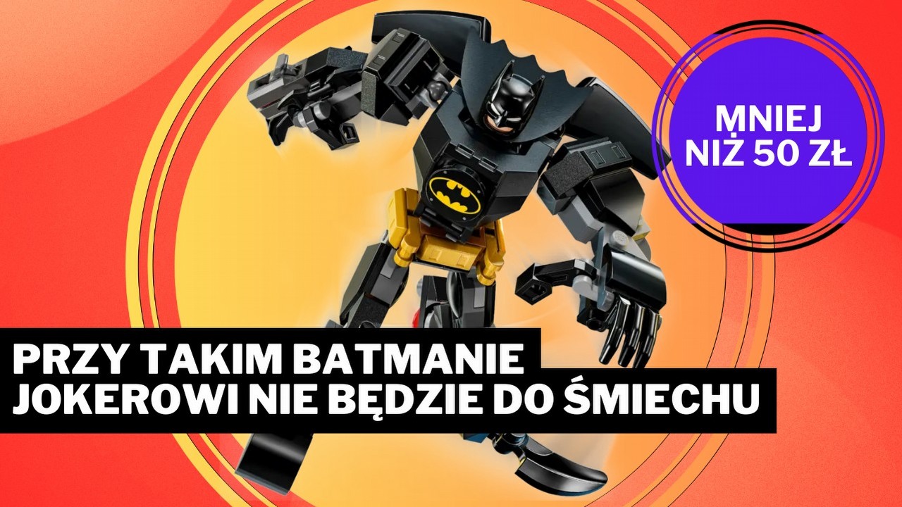 Za niecałe 50 zł Batman może trafić na Twoją półkę! Ten model LEGO jest „wspaniały, wyjątkowy w swoim rodzaju", źródło grafiki: LEGO; materiały promocyjne.