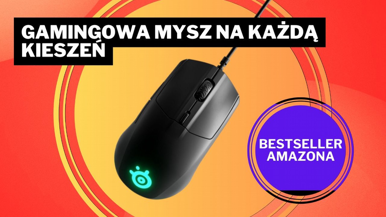 „Bestia”. Ta myszka potrafi poprawić wyniki w grach, ale nie tylko z tego powodu jest teraz nr 1 na Amazonie, źródło grafiki: SteelSeries.