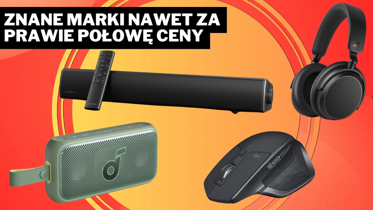 Amazon podkręca temperaturę na koniec marca. Podczas Dni Wiosennych Okazji ceny - m.in. słuchawek Sennheisera i głośnika Ankera - są nie do pobicia, źródło grafiki: Soundcore, Logitech, Creative, Sennheiser.