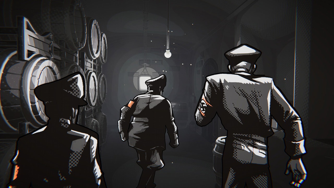 Nowa gra pozwala wytropić nazistów po II wojnie światowej i wymierzyć im sprawiedliwość. The Darkest Files ma 95% pozytywnych recenzji na Steam, źródło grafiki: Paintbucket Games..