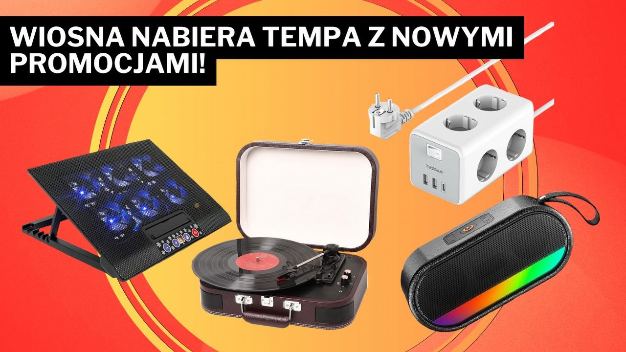 Amazon w kwietniu kusi nowymi okazjami! Tym razem mamy potężny głośnik i naprawdę tani gramofon dla miłośników muzyki, źródło grafiki: amazon.
