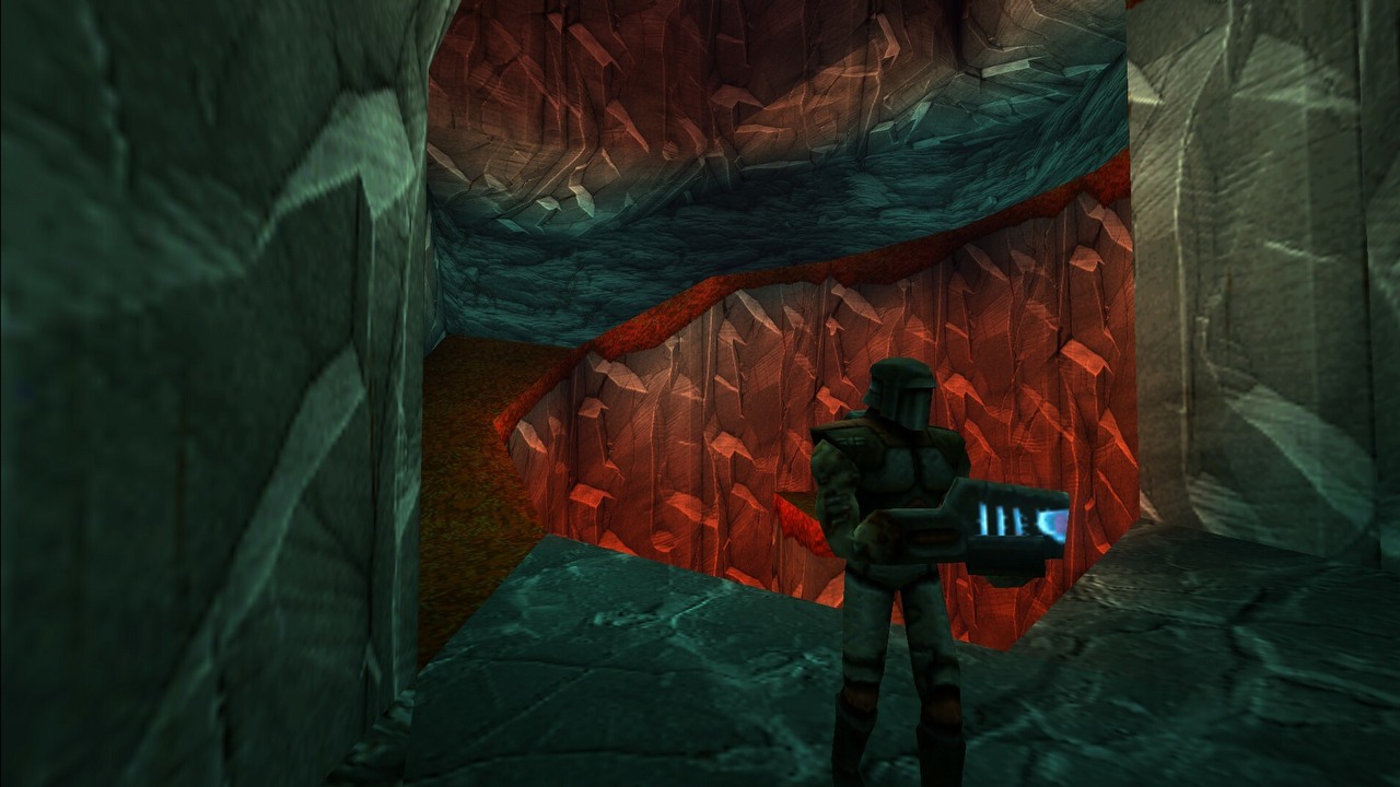 Quake 2 odtworzony przy pomocy AI. Microsoft pokazuje możliwości swojej technologii, źródło grafiki: Quake II.