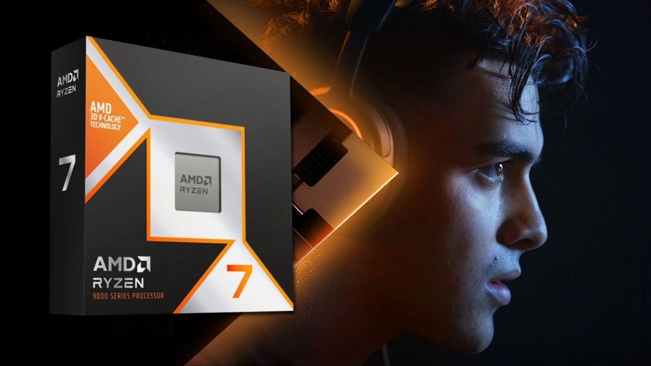 Ryzen 9800X3D napędza sukces AMD; firma zyskuje 16,6% udziału w rynku procesorów, Intel traci 10%, źródło grafiki: AMD; materiały promocyjne.