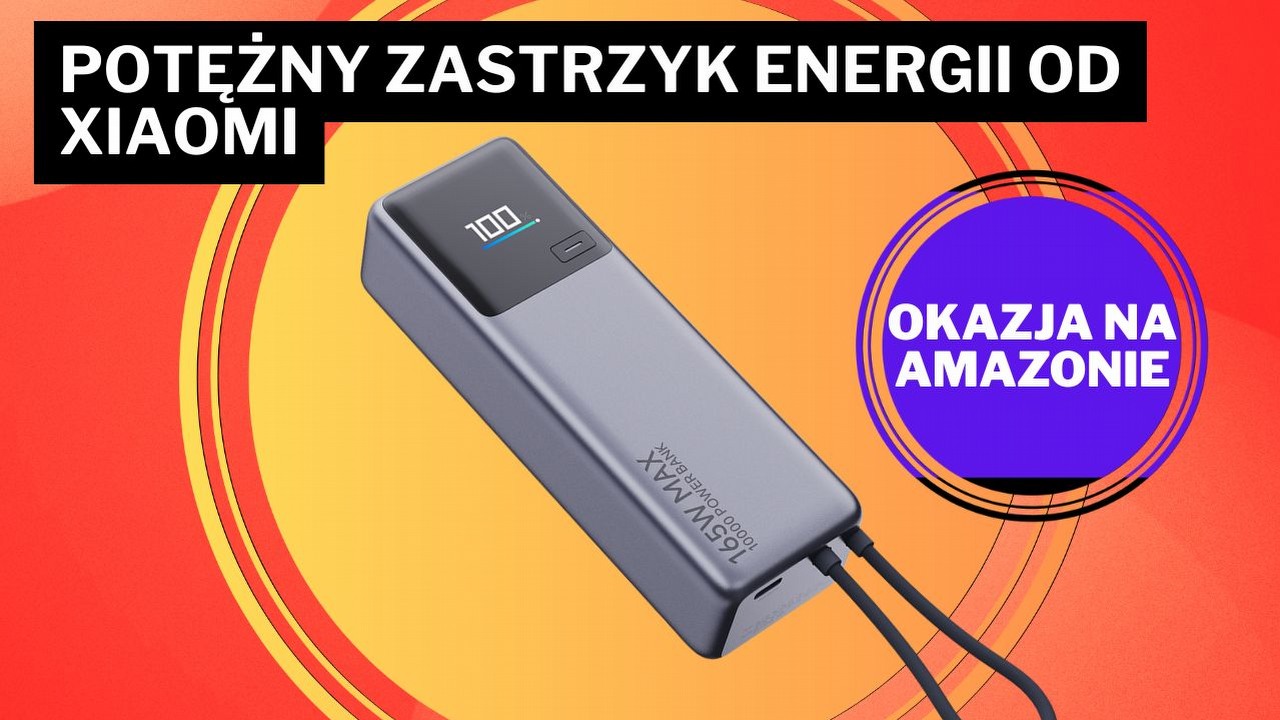 To jeszcze powerbank czy już kieszonkowa elektrownia? To cacko od Xiaomi zasili nawet laptopa, źródło grafiki: Xiaomi.