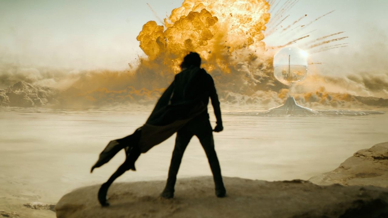 Robert Pattinson ma zagrać w Diunie 3. Gwiazdor The Batman może wcielić się w nowym filmie ze słynnej serii sci-fi w złoczyńcę, źródło grafiki: Diuna 2, Denis Villeneuve, Warner Bros., 2023.