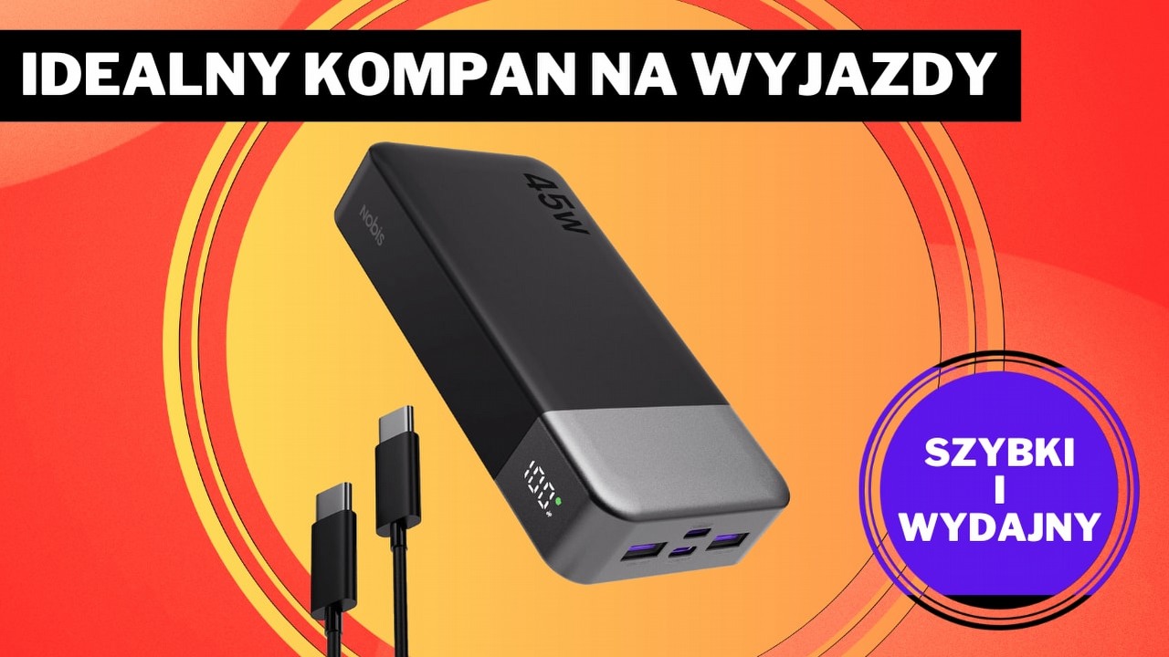 „Najlepsza rzecz, jaką kupiłem na podróż”. Ten powerbank zasili laptop i smartfona, a nawet się nie zmęczy.