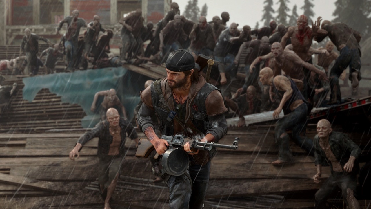 Nowy zwiastun Days Gone Remastered prezentuje tryb, którego nie było w pierwowzorze. Tutaj trup ściele się wyjątkowo gęsto, źródło grafiki: Sony Interactive Entertainment.