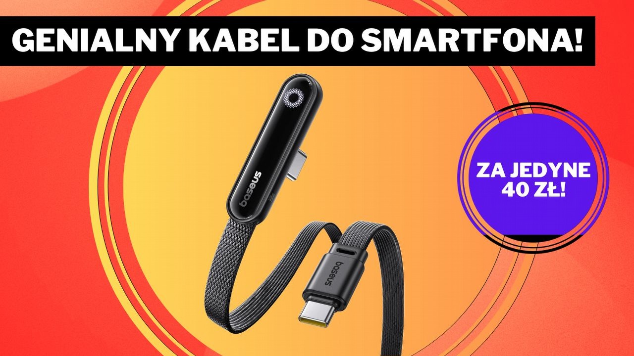 Amazon pokazał, kto jest królem promocji! Aż 60% taniej za „superwydajny i innowacyjny ultrakabel” Baseusa, źródło grafiki: Baseus.
