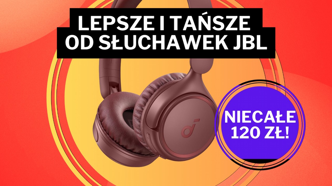 Te słuchawki „zmiatają” produkt JBL-a pod względem dźwięku i basu! Teraz kupisz je za niecałe 120 zł, źródło grafiki: Anker.