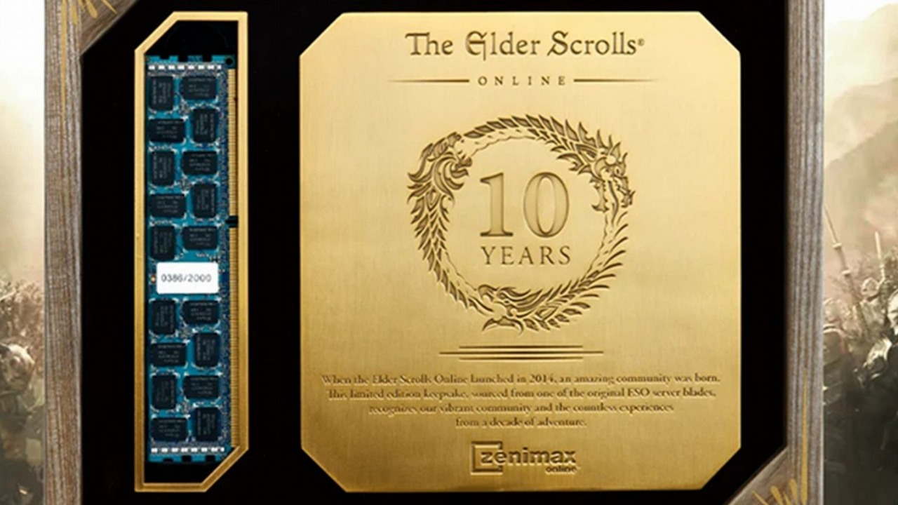 Bethesda rozłożyła oryginalny serwer ESO na 2000 części i sprzedaje każdą z nich za 110 dolarów, źródło grafiki: ZeniMax Online / Bethesda Softworks..