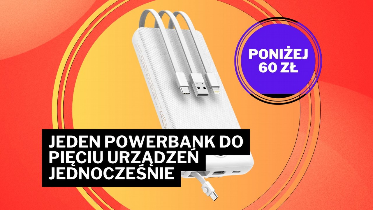 Amazon po prostu zwariował. Powerbank 5 w 1 z 20000 mAh w tej cenie to prawdziwy must-have, źródło grafiki: Veektomx; materiały promocyjne.