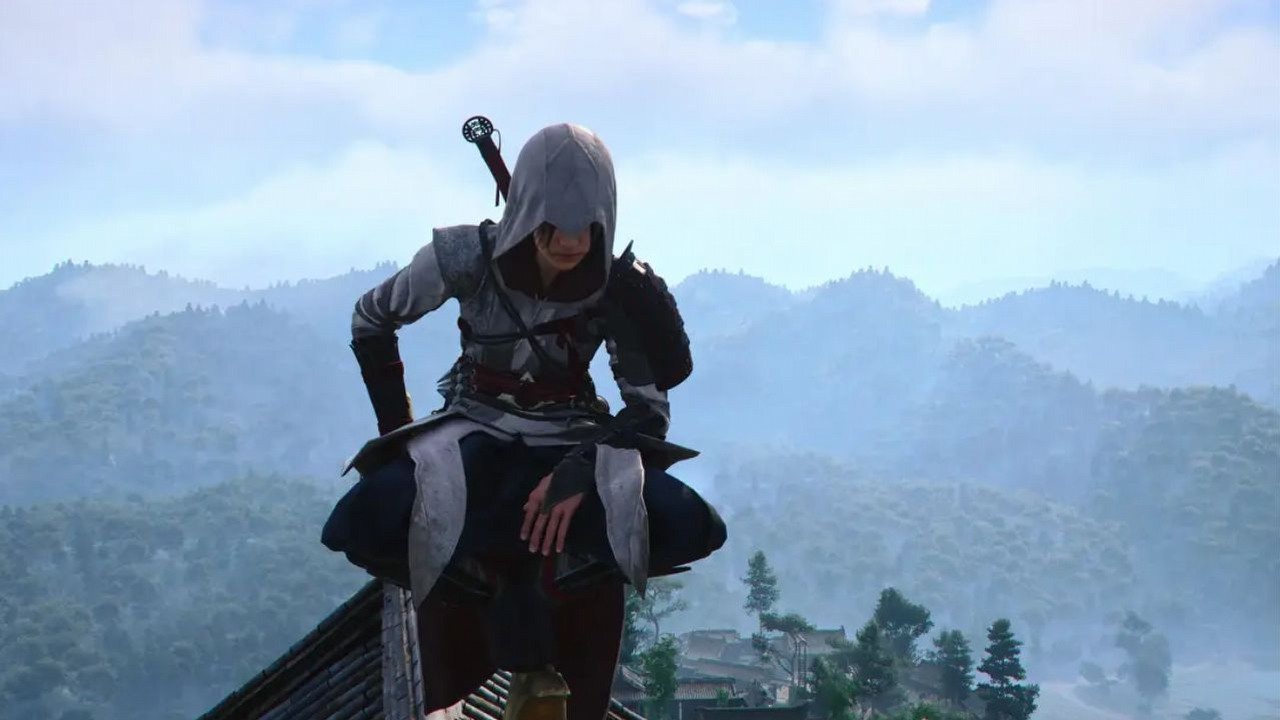 AC Shadows nie byłoby kompletne bez klasycznego stroju Asasynów. W grze są trzy, ale najlepszy zdobędą tylko wytrwali gracze, źródło grafiki: Ubisoft.