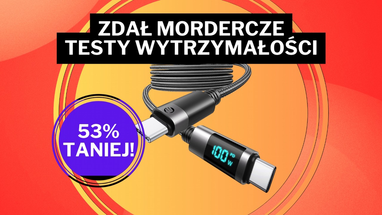Amazon odpalił promocyjną bombę! Wypasiony kabel z wyświetlaczem ponad 50% taniej, źródło grafiki: Orico.