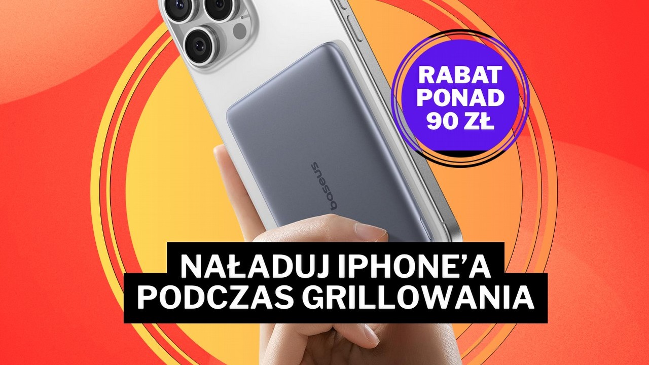 Twój iPhone Ci za to podziękuje. Ten powerbank z MagSafe jest tak mały, że zapomnisz o jego istnieniu, a z kuponem jest tańszy o prawie 100 zł, źródło grafiki: Baseus; materiały promocyjne.