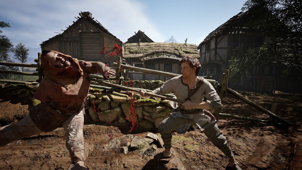 Nowa średniowieczna gra survivalowa z otwartym światem zaoferuje wycieńczające walki z zombie. Obiecujące God Save Birmingham dostało krwawy gameplay, źródło grafiki: Ocean Drive Studio..