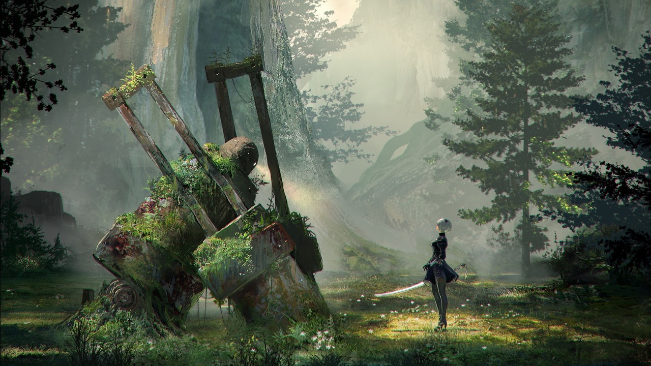 „AI uczyni twórców gier bezrobotnymi”. Taką mroczną przyszłość branży wieszczy autor serii NieR, źródło grafiki: PlatinumGames / Square-Enix..