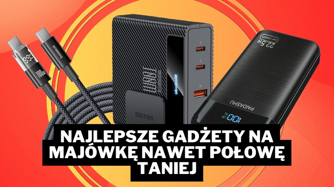 Najlepsze promocje na Amazonie - rozpocznij tydzień z potężną ładowarką i obowiązkowym gadżetem dla fanów Star Wars, źródło grafiki: Baseus, PAIDASHU, Mcdodo.