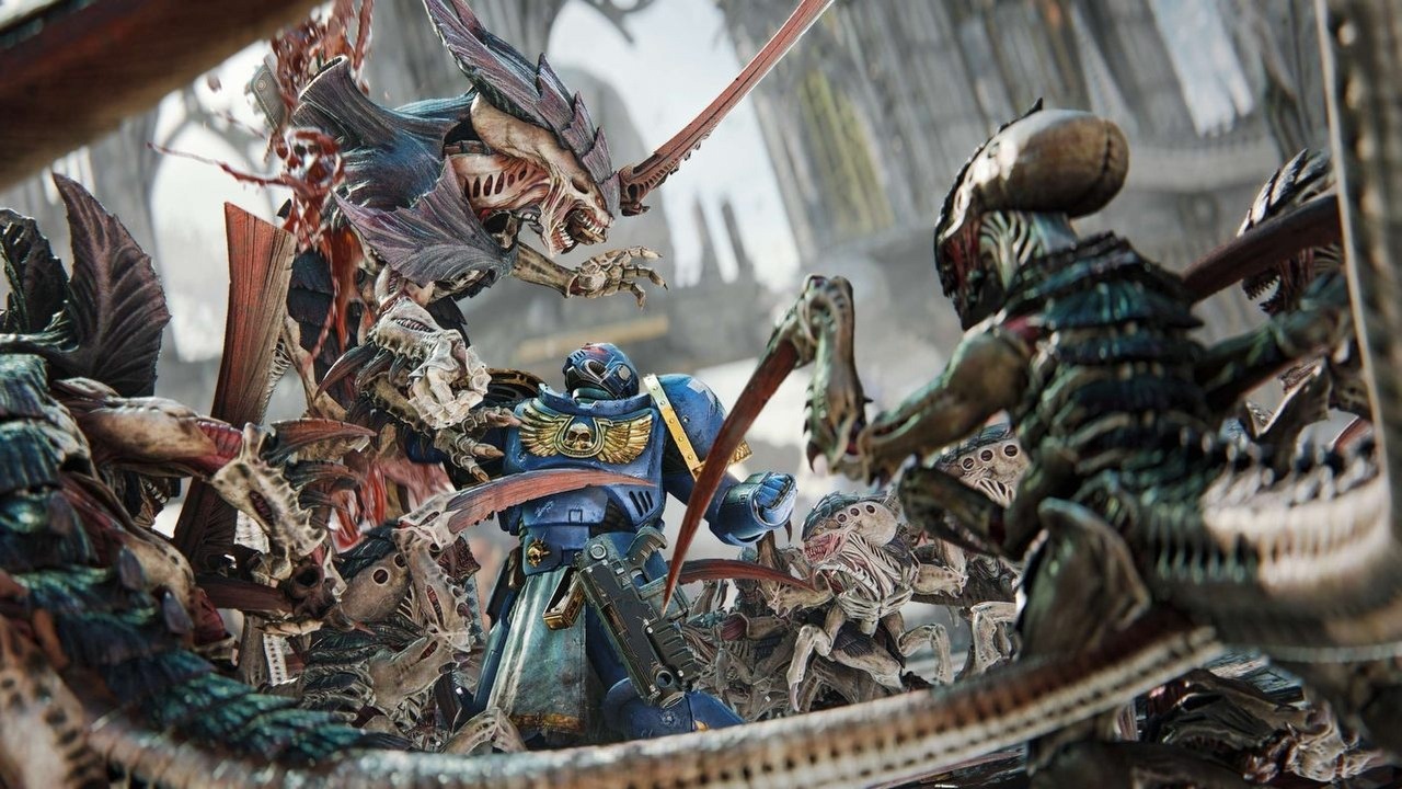 Kosmiczna strzelanka Space Marine 2 odniosła wielki sukces. Wyczekiwana aktualizacja 8.0 przynosi nowy tryb, źródło grafiki: Saber Interactive / Focus Interactive..