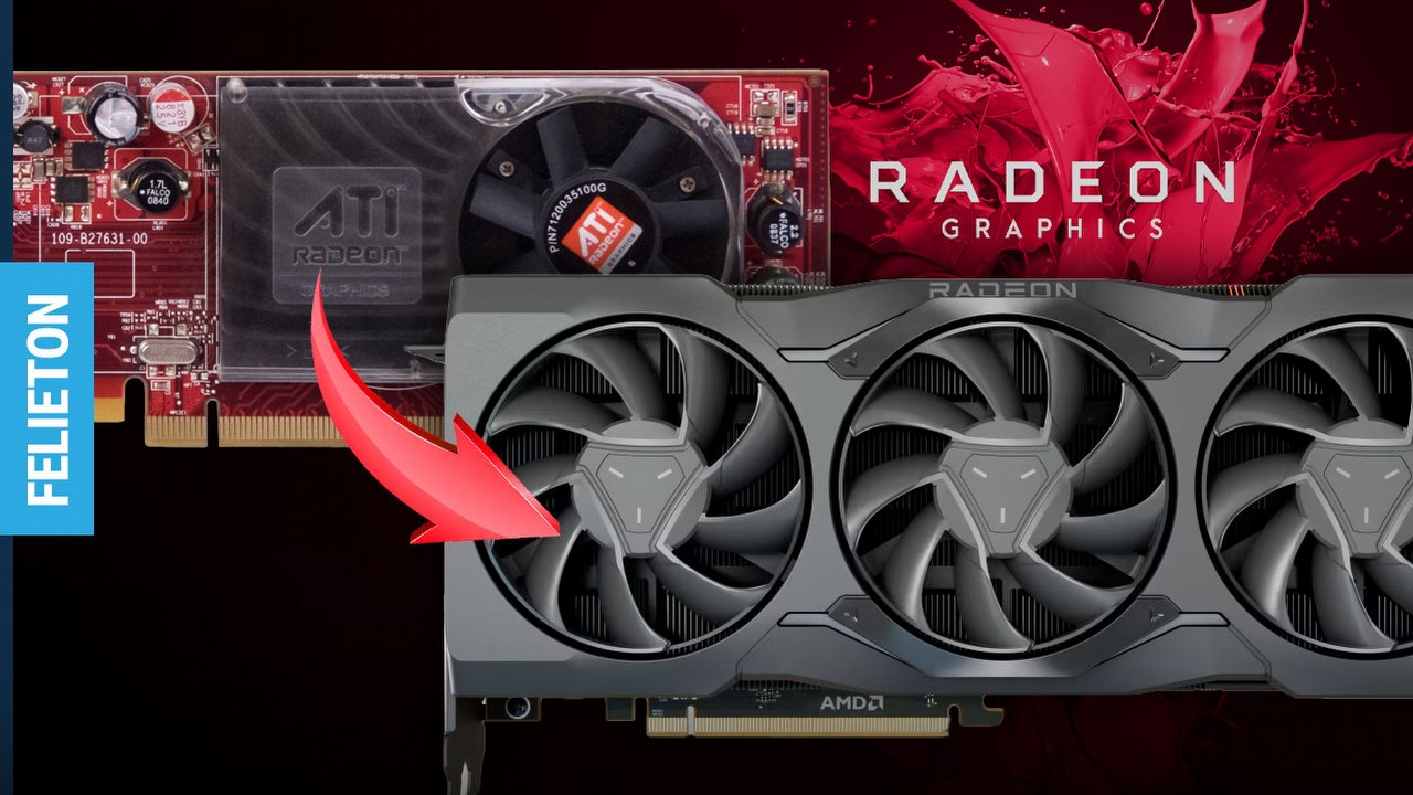 W cieniu zielonych, na przekór wszystkim: 25-letnia historia kart graficznych Radeon.