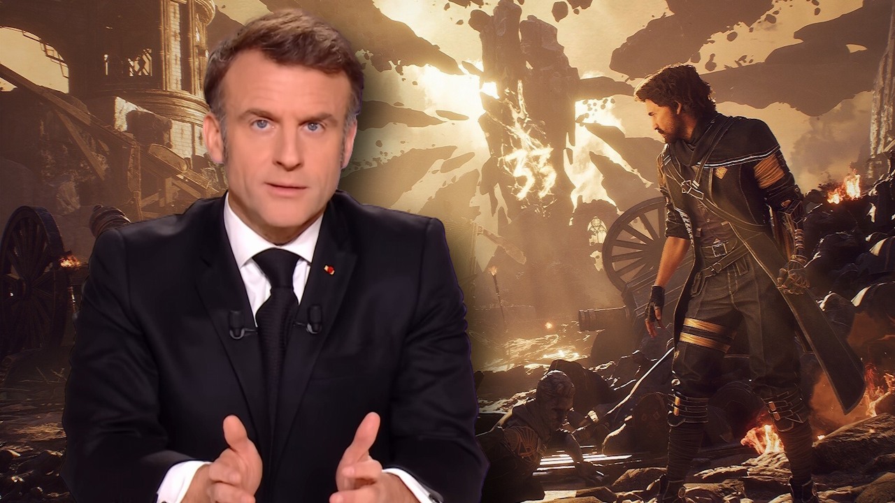 Clair Obscur: Expedition 33 to gra tak dobra, że spodobało się nawet prezydentowi Francji, źródło grafiki: Kepler Interactive / YouTube, Emanuel Macron, 2025.