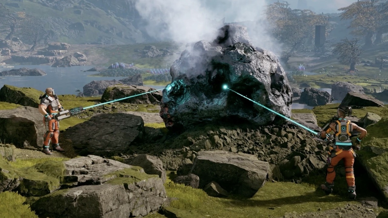 Nowa gra survivalowa z otwartym światem i budowaniem bazy prezentuje swoje uroki na długim gameplayu. Polscy twórcy Green Hell wydają się pewni premiery StarRupture, źródło grafiki: Creepy Jar..