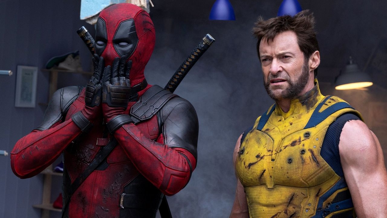 Ryan Reynolds pisze nowy film o Deadpoolu, ale to nie będzie solowa produkcja. Pyskaty Najemnik może połączyć siły z trzema X-Menami, źródło grafiki: Deadpool i Wolverine, Shawn Levy, Marvel, 2024.