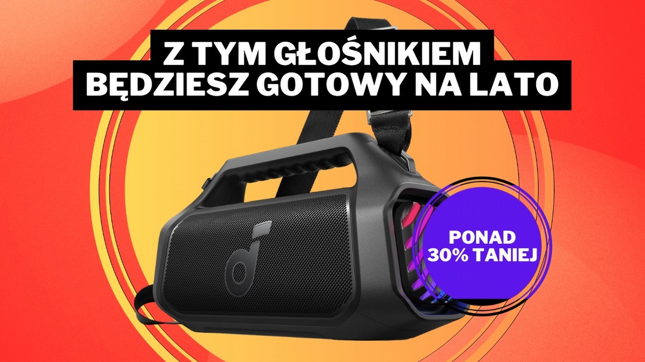 Amazon wypuścił na promocję prawdziwą bestię. Głośnik Ankera o mocy aż 140 W tańszy o ponad 30%, źródło grafiki: Anker; materiały promocyjne.