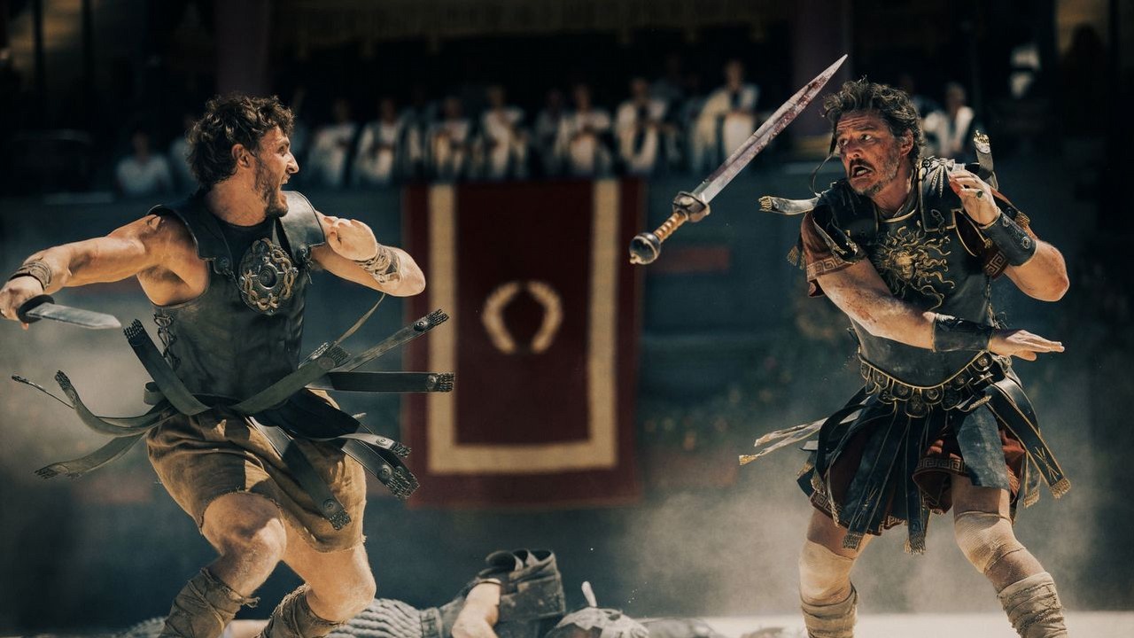 Za 10 dni obejrzysz w streamingu jeden z największych filmowych hitów ubiegłego roku. Gladiator 2 zadebiutuje na SkyShowtime w ramach abonamentu, źródło grafiki: Gladiator 2, Ridley Scott, Paramount Pictures, 2024.