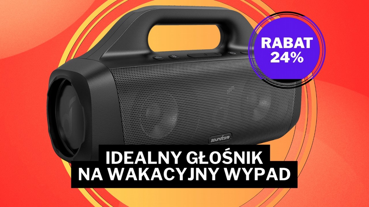 „Zmiata konkurencje z planszy”. Kultowy głośnik Ankera kupisz ponad 20% taniej, źródło grafiki: Anker; materiały promocyjne.