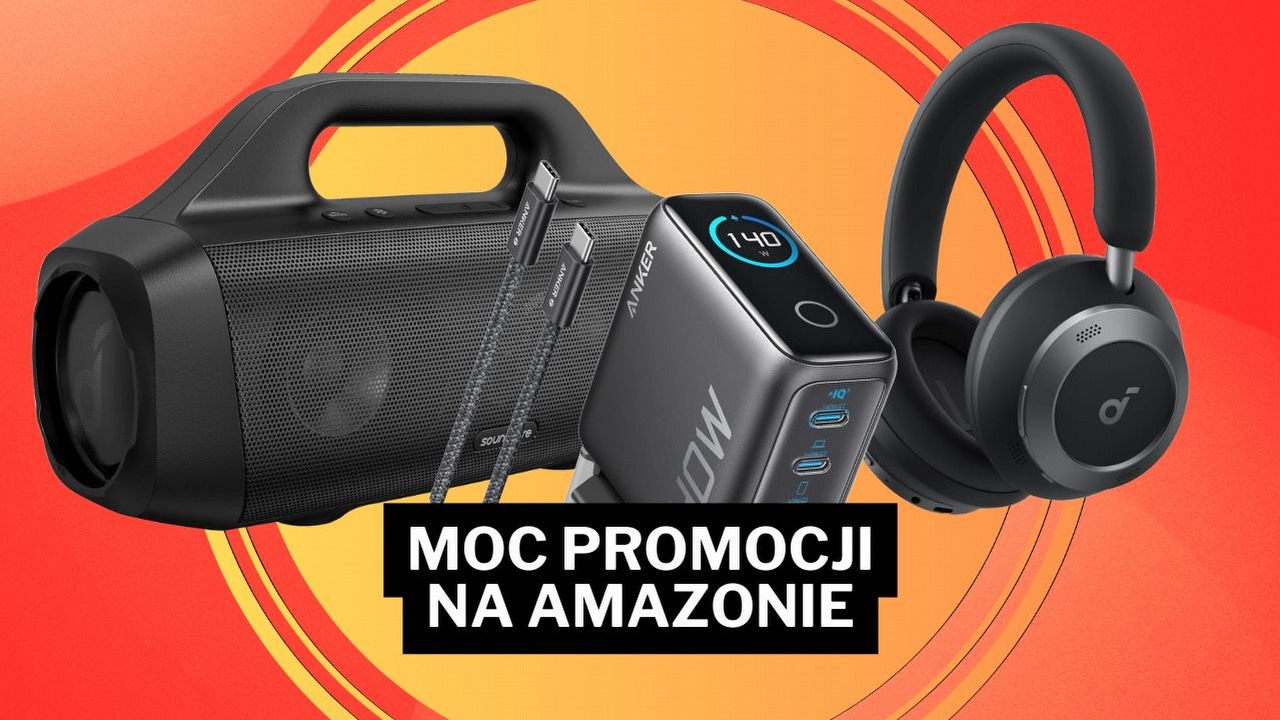 Najlepsze promocje na Amazonie - dzisiaj kupisz między innymi galaktyczne słuchawki i legendarny głośnik Ankera, źródło grafiki: Amazon.pl.