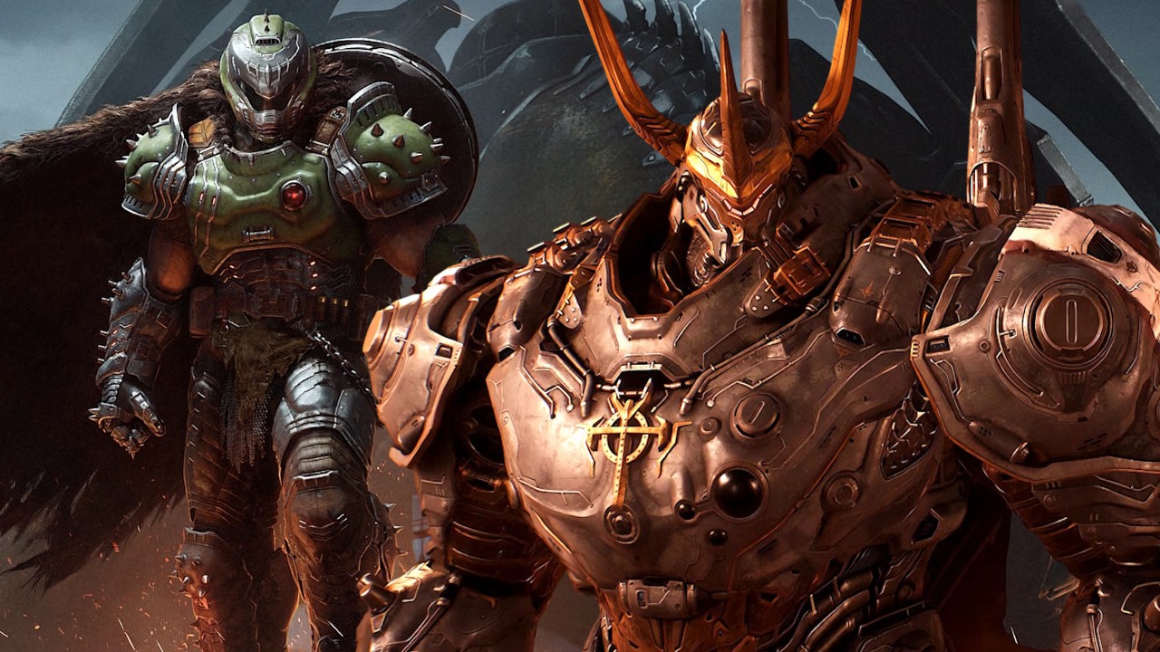 Doom: The Dark Ages to mocny kandydat do tytułu Gry roku 2025, mogący zagrozić KCD2 i Clair Obscur: Expedition 33. Pierwsze recenzje strzelanki są bardzo pozytywne, źródło grafiki: Bethesda Softworks.