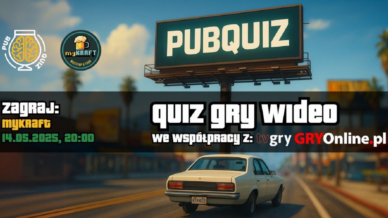 Konkurs GRYOnline.pl i tvgry. Wskaż postać z gry, która powinna dołączyć do Ciebie w gamingowym quizie na żywo, a potem pochwal się wiedzą o ulubionych seriach [Aktualizacja: wyniki], źródło grafiki: PubQuiz..