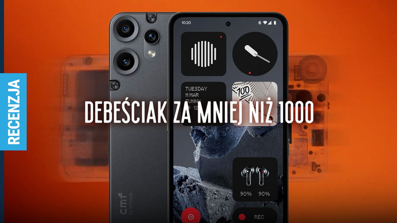 Ten smartfon za mniej niż 1000 zł nie boi się robić rzeczy inaczej. Recenzja CMF Phone 2 Pro.