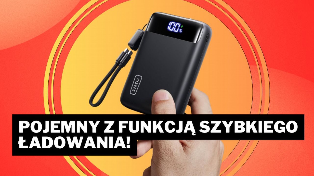 Ten powerbank naładuje 75% baterii w 25 minut, a zmieścisz go nawet w kieszeni spodni, źródło grafiki: INIU.