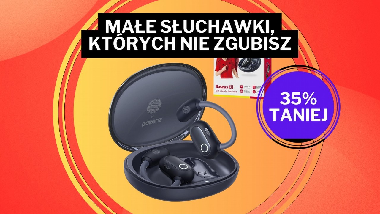 Słuchawki Baseusa w edycji Bayernu Monachium tańsze o 35%. Nic dziwnego, że w miesiąc sprzedano ponad 300 sztuk, źródło grafiki: Baseus; materiały promocyjne.