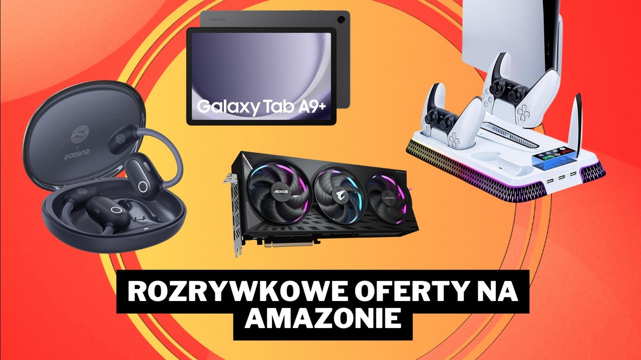 Najlepsze okazje na Amazonie - dzisiaj kupisz między innymi mocną kartę graficzną i świetnie brzmiące słuchawki, źródło grafiki: Amazon; grafiki promocyjne.