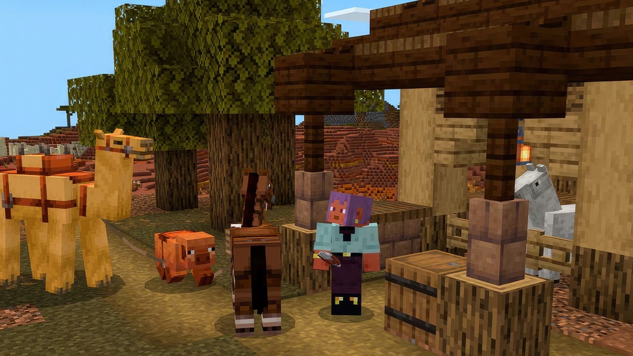 Gracze Minecrafta w końcu i z łatwością sami wytworzą siodła dla wierzchowców, źródło grafiki: Mojang / Microsoft..