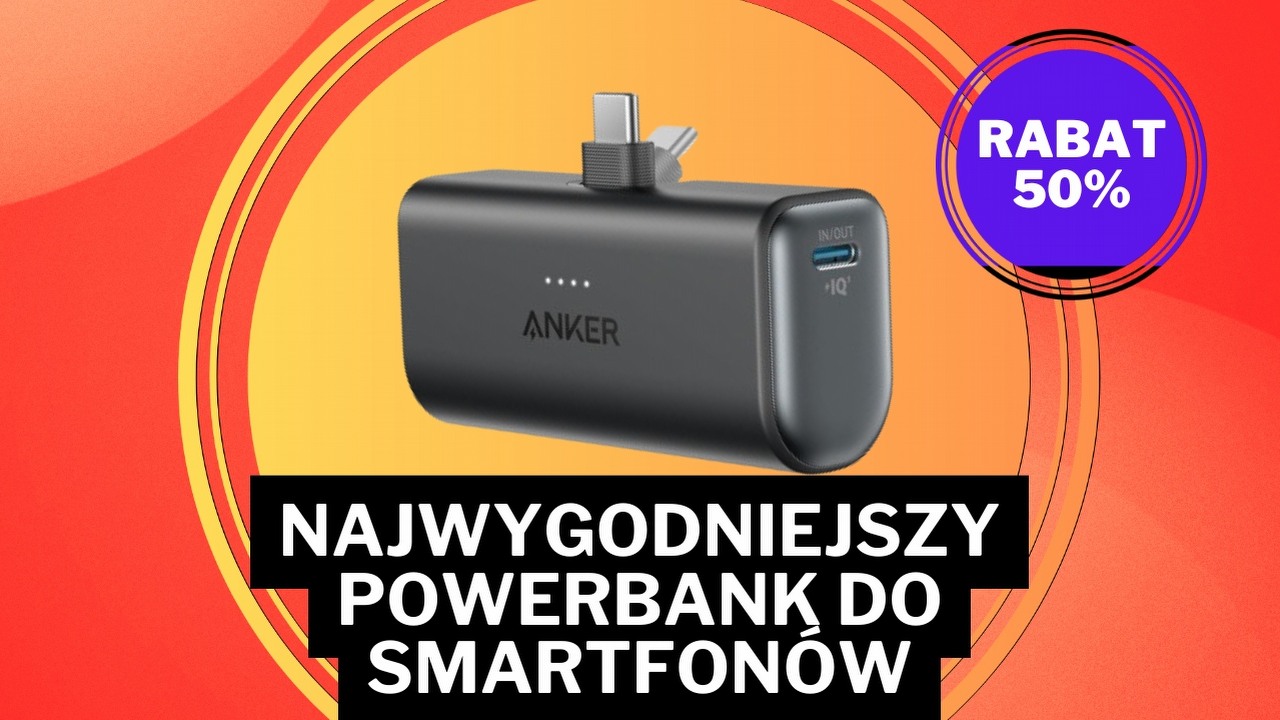 Miniaturowy powerbank Ankera teraz 50% taniej. W tej cenie trudno znaleźć coś lepszego, sama kupiłam dwie sztuki, źródło grafiki: Anker.
