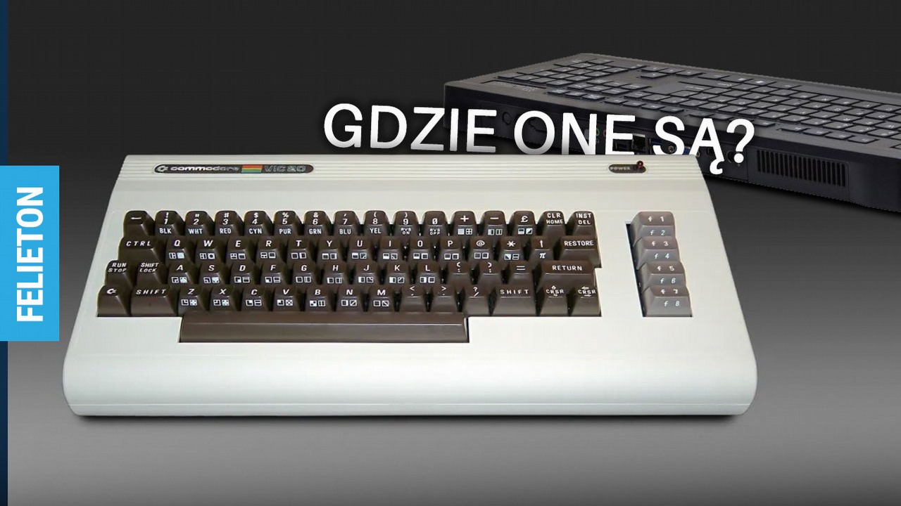 Komputer w klawiaturze nikogo dawniej nie dziwił, ale pomysł nie przetrwał starcia z laptopami.