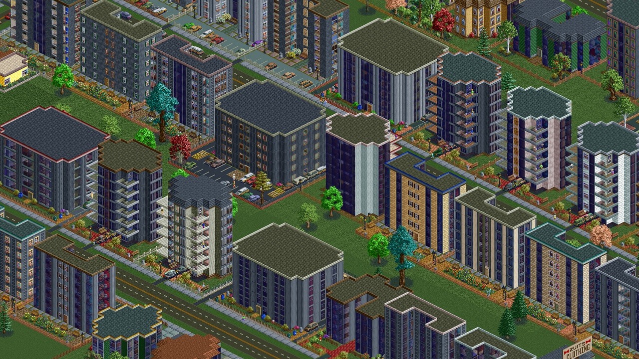 Wywołujący nostalgię city builder w klimacie lat 90., Metropolis 1998, zalicza opóźnienie, źródło grafiki: Yesbox Studios..