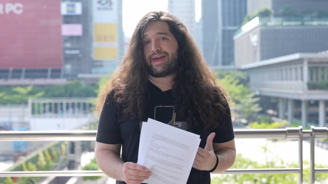 Youtuber Gamers Nexus zarzuca Nvidii wywoływanie nacisków na media. Generowania klatek głównym punktem sporu, źródło grafiki: YouTube: Gamers Nexus; 2025.