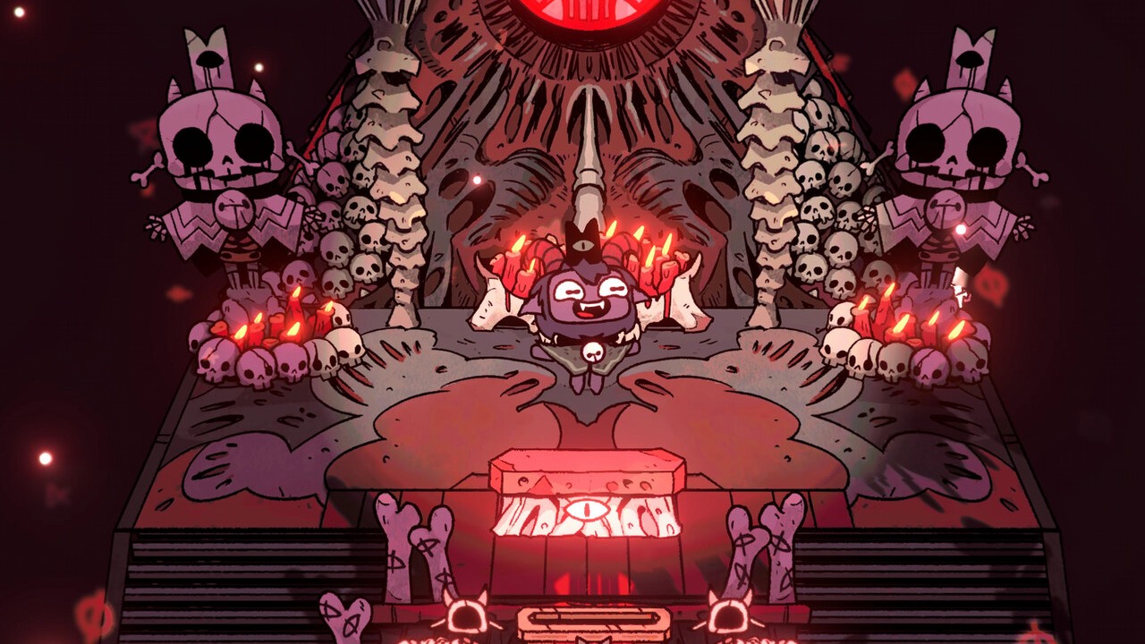 Nie aktualizacja, a „coś lepszego” czeka na graczy Cult of the Lamb.  Twórcy rogalikowego hitu droczą się z fanami, źródło grafiki: Massive Monster.
